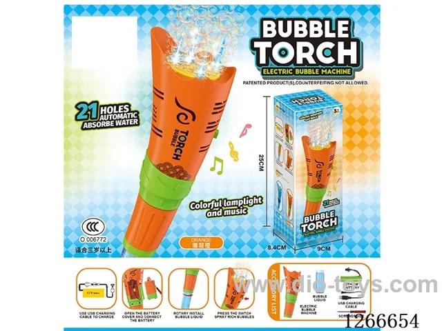 21-holes bubble machine W L/M included battery