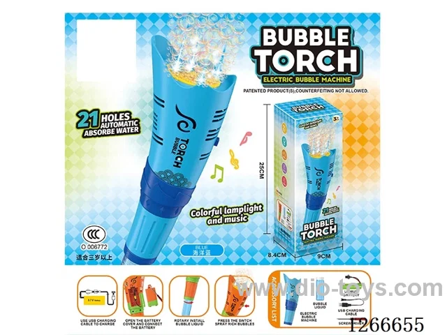 21-holes bubble machine W L/M included battery