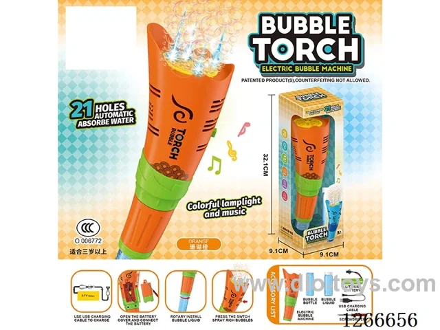 21-holes bubble machine W L/M included battery