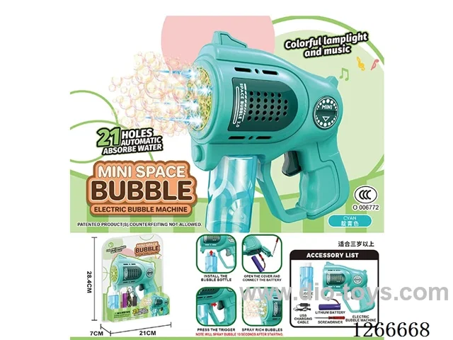 21-holes bubble machine included battery