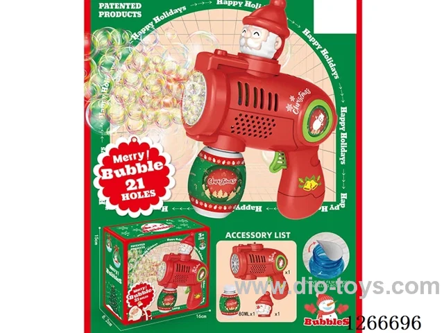 21-holes bubble machine with light not included battery