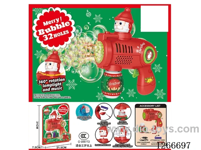 32-holes bubble machine W L/M included battery