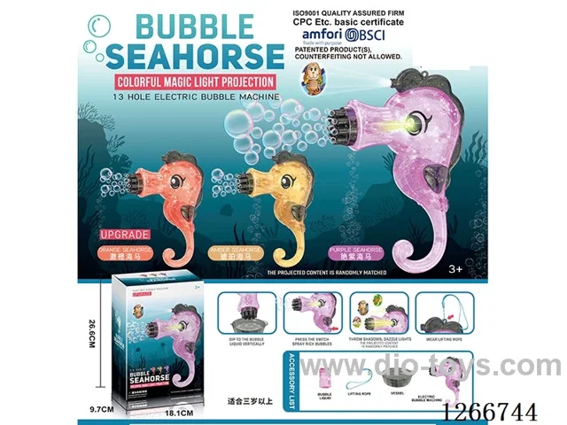 13-holes bubble machine with light not included battery