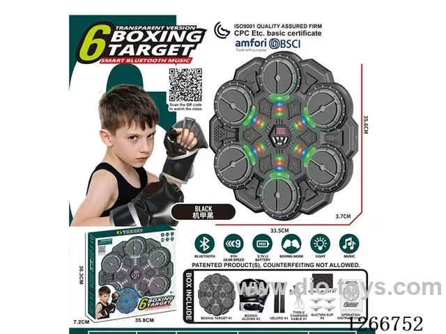 6-Button Smart Bluetooth Music Punching Target included battery
