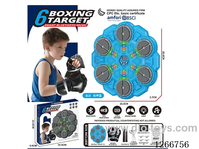 6-Button Smart Bluetooth Music Punching Target included battery
