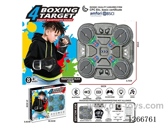 4-Button Smart Bluetooth Music Punching Target included battery