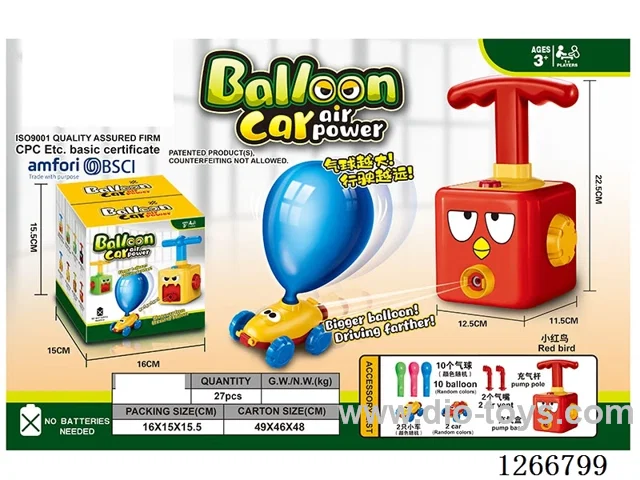 Aerodynamic Balloon Car