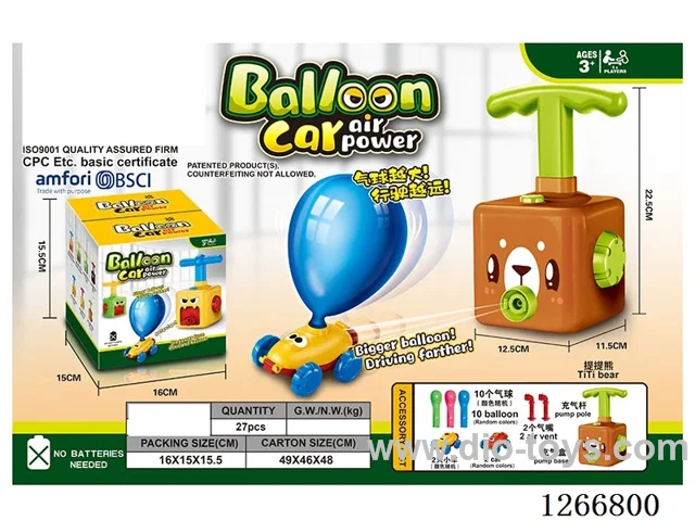 Aerodynamic Balloon Car