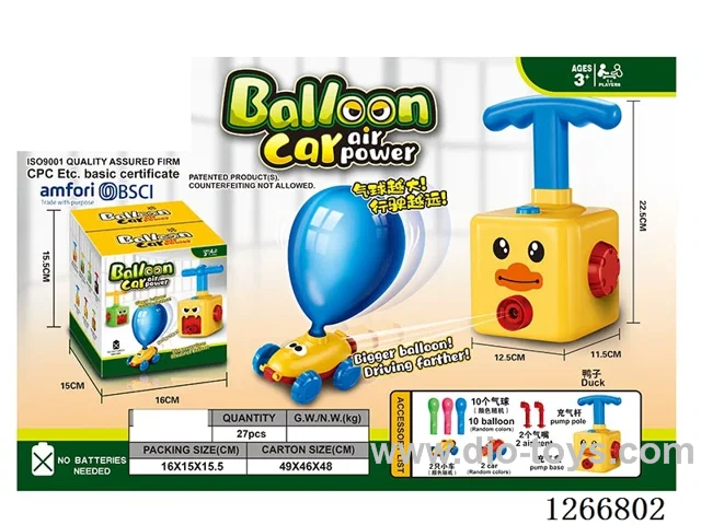 Aerodynamic Balloon Car