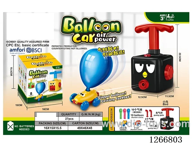 Aerodynamic Balloon Car