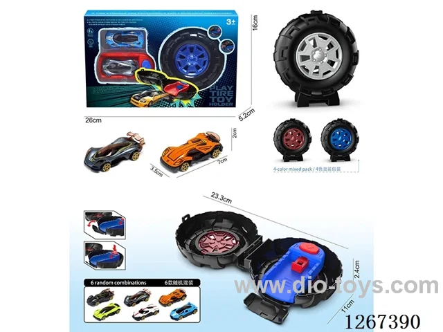 Tire Launcher + 2 Alloy Cars