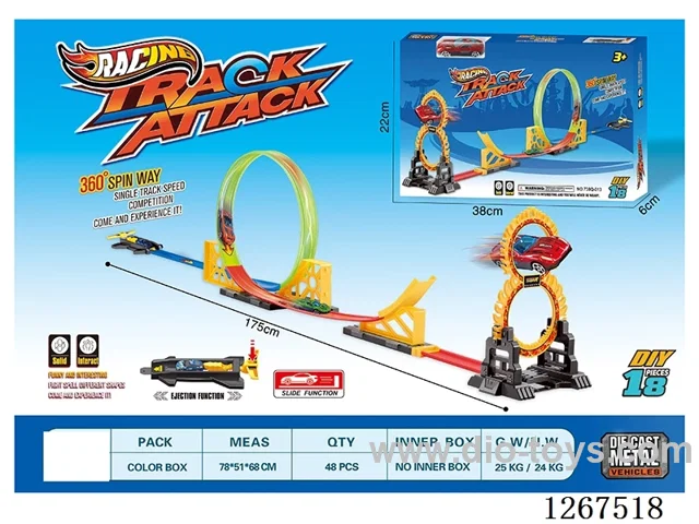 Launching Alloy Car Track