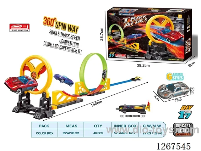 Launching Alloy Car Track
