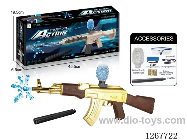 7.4V Electric Automatic Water Bullet Gun Included Battery