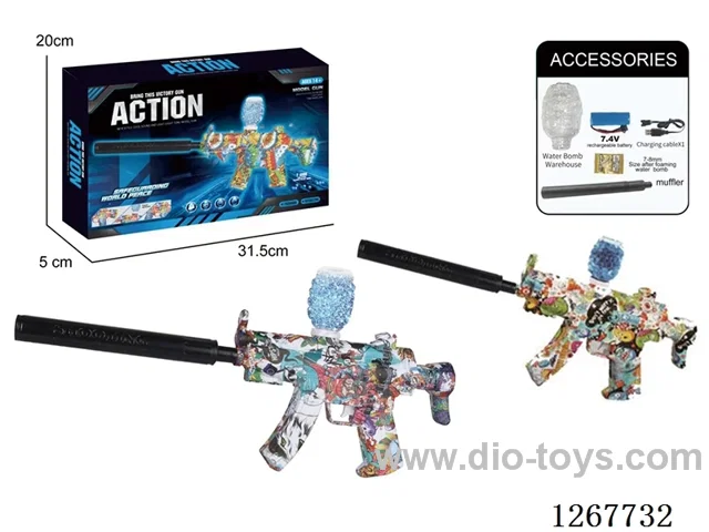 7.4V Electric Water Bullet Gun Included Battery