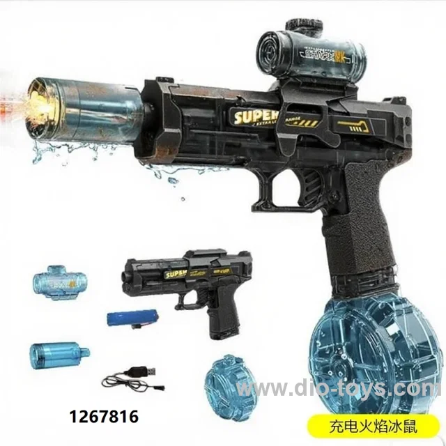 Ice Mouse Electric Water Gun with Sparking in color box