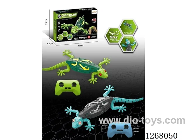 2.4G 5ch rc Wall-climbing Gecko with light included battery