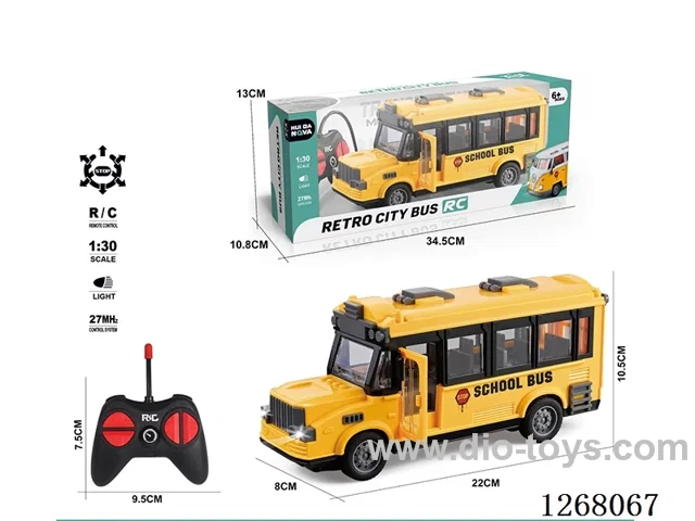 4ch rc school bus with light not included battery
