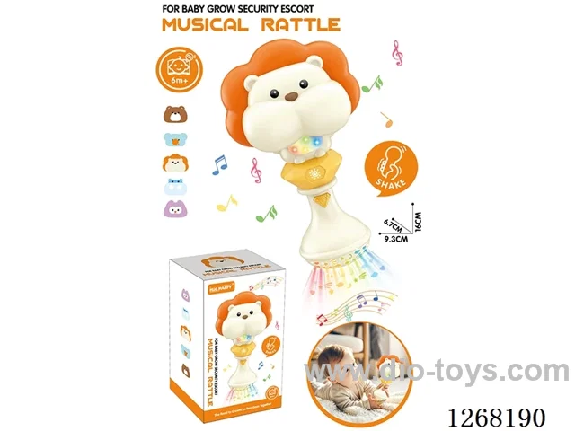 Rattle Music Stick (Requires 2*1.5V AAA batteries, not included)