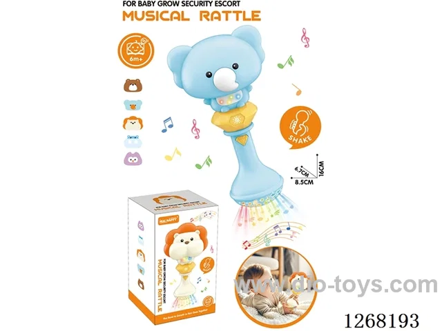 Rattle Music Stick (Requires 2*1.5V AAA batteries, not included)