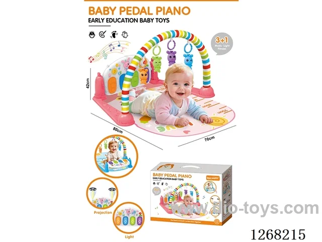 Baby Gym Projection Foot Piano (Requires 2*1.5V AA batteries, not included)