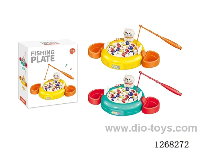 Electric Magnetic Musical Fishing Toy