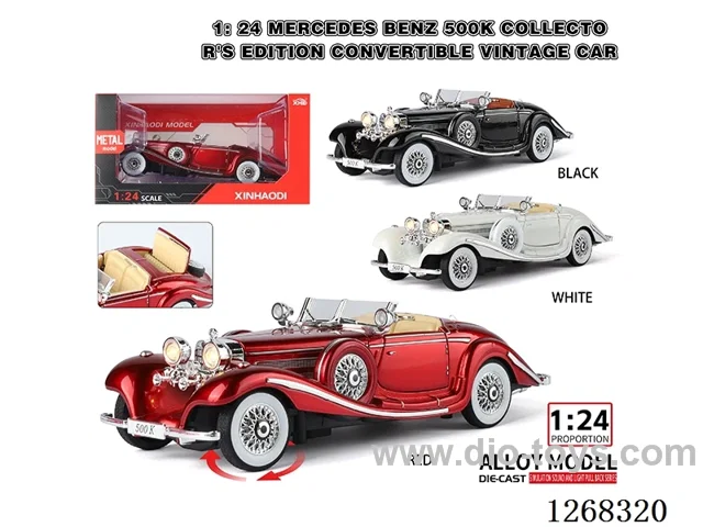1:24 pull back alloy car W L/M