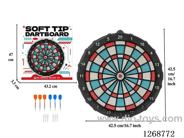 Plastic dartboard