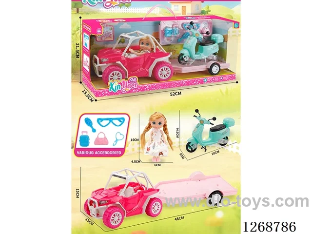 Beach Buggy + Motorcycle Set