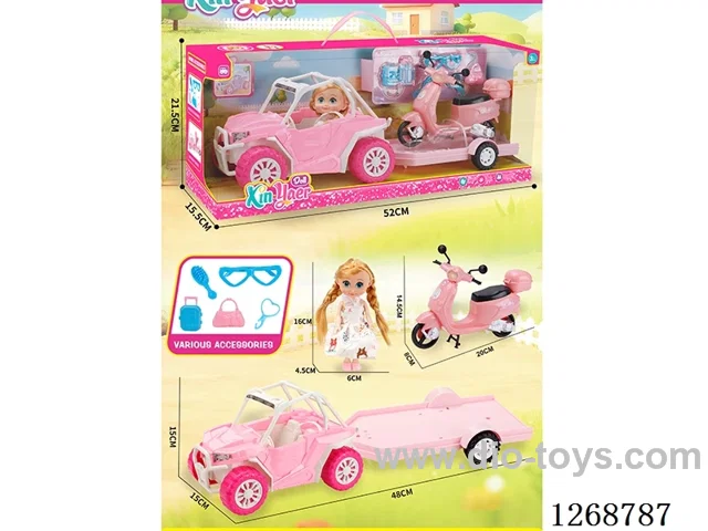 Beach Buggy + Motorcycle Set