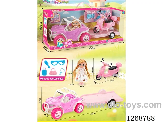 Beach Buggy + Motorcycle Set