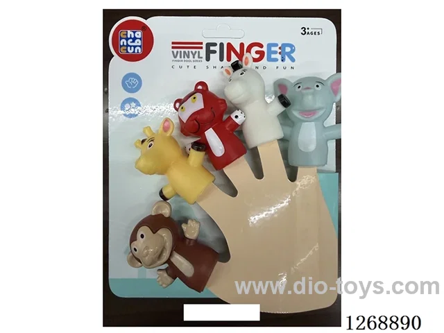 5PCS Vinyl finger puppets