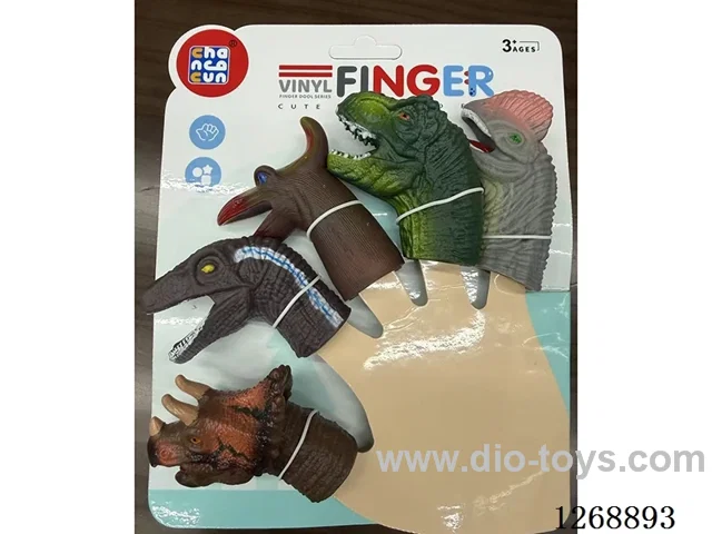 5PCS Vinyl finger puppets