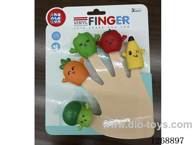 5PCS Vinyl finger puppets