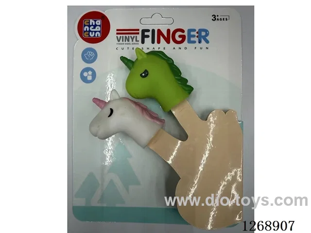 2PCS Vinyl finger puppets