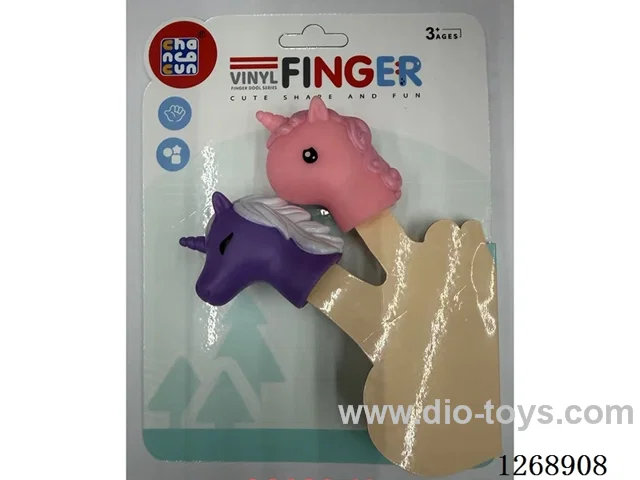 2PCS Vinyl finger puppets