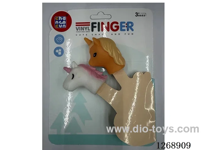 2PCS Vinyl finger puppets