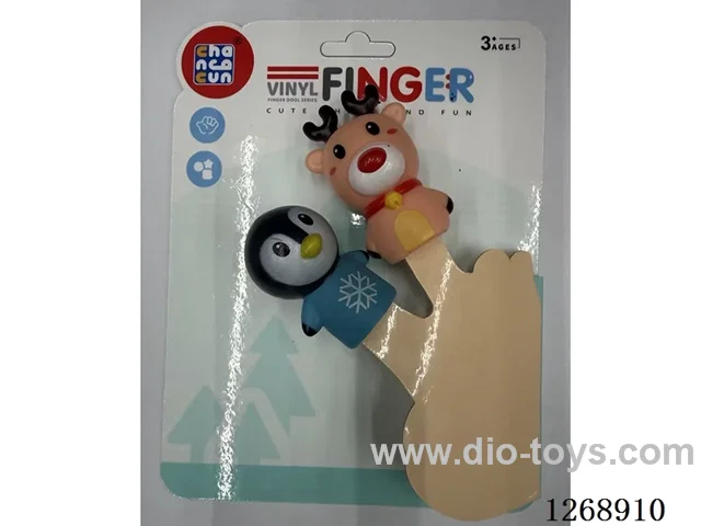 2PCS Vinyl finger puppets