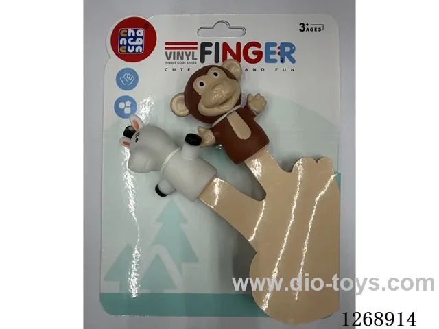 2PCS Vinyl finger puppets