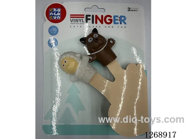 2PCS Vinyl finger puppets