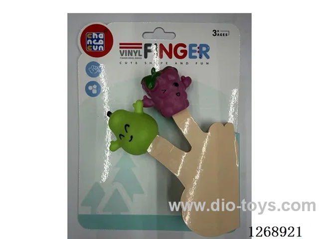 2PCS Vinyl finger puppets