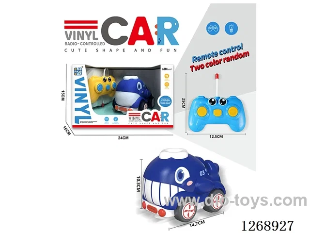 2ch RC Vinyl car with light not included battery