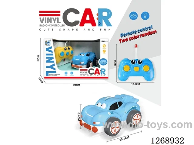 2ch RC Vinyl car with light not included battery