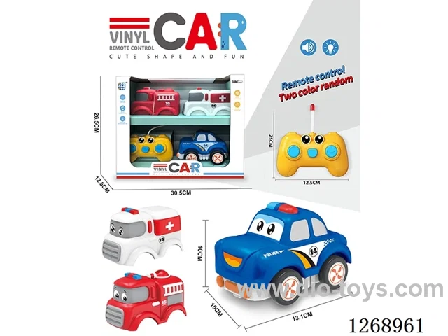 3 in 1 3ch RC Vinyl car W L/M not included battery
