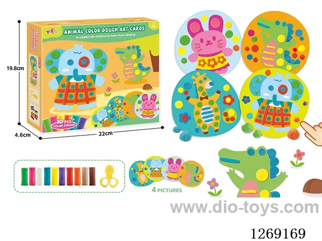 Colored clay set