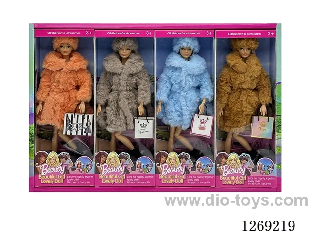 11.5 inch 11-joint Barbie 4PCS