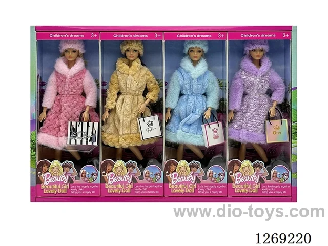 11.5 inch 11-joint Barbie 4PCS