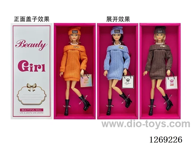 11.5 inch 11-joint Barbie 3 mixed