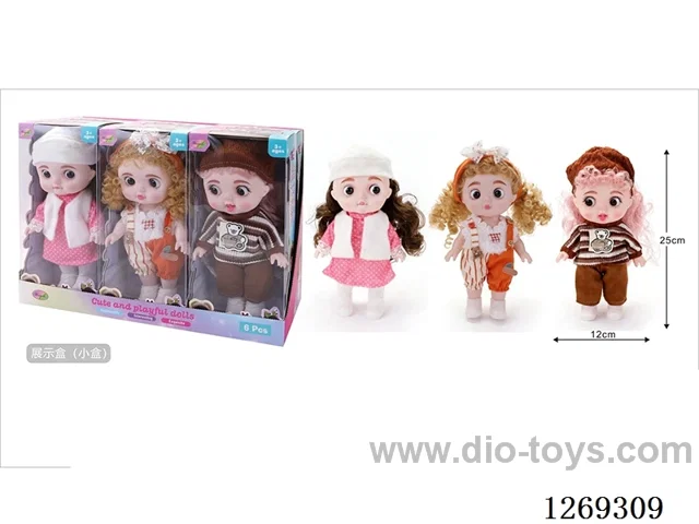 12-inch Empty-Body Doll with Four-Voice IC (6-Pack) (included battery)