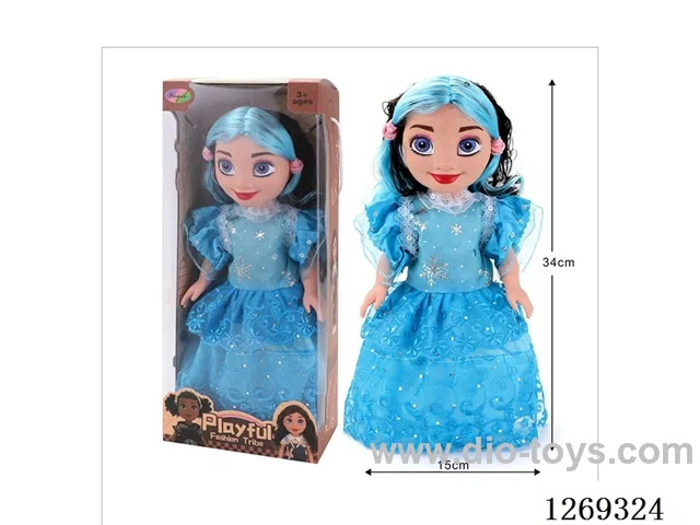 18-inch fully-vinyl black female doll with four-tone IC included battery